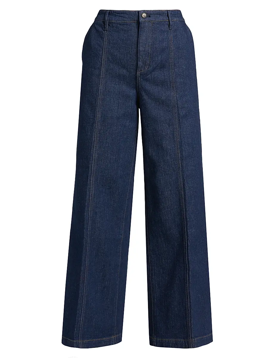 Paige Women's Aurora High-Rise Wide-Leg Jeans - Magdalena | Image 1 Paige Women's Aurora High-Rise Wide-Leg Jeans - Magdalena | Image 1