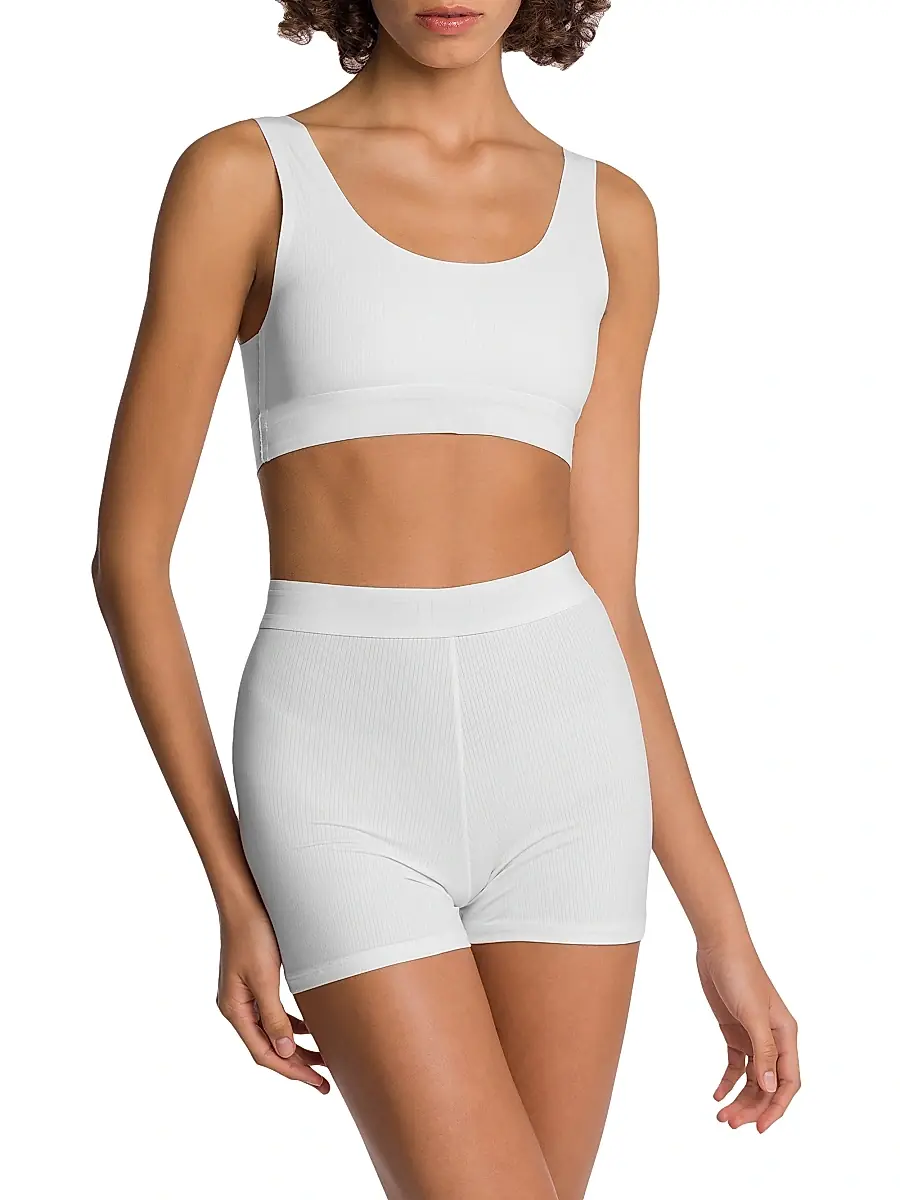 Wolford Women's Beauty Cotton Scoop Neck Bralette | Thumbnail 2 Wolford Women's Beauty Cotton Scoop Neck Bralette | Thumbnail 2
