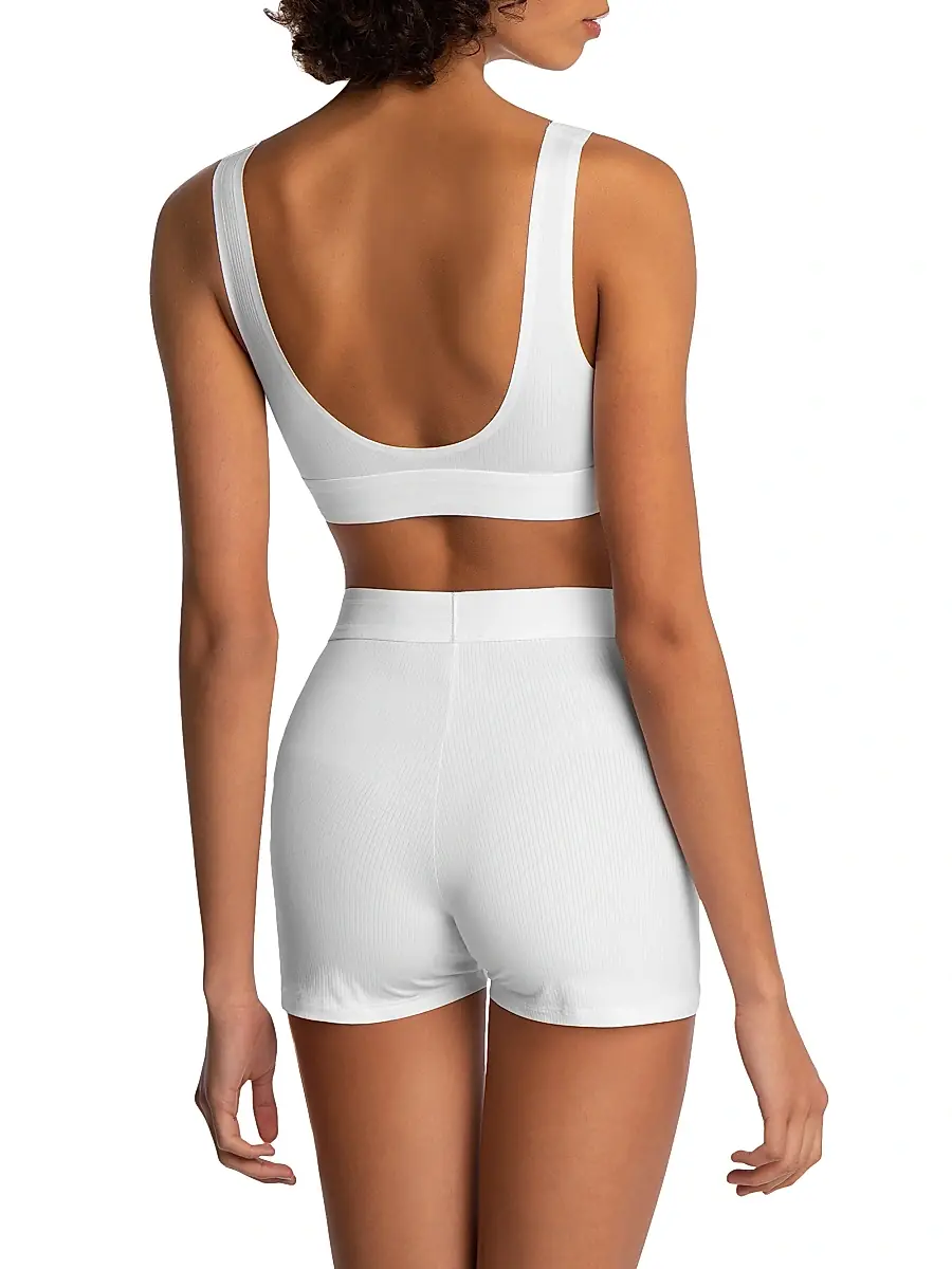 Wolford Women's Beauty Cotton Scoop Neck Bralette | Thumbnail 3 Wolford Women's Beauty Cotton Scoop Neck Bralette | Thumbnail 3