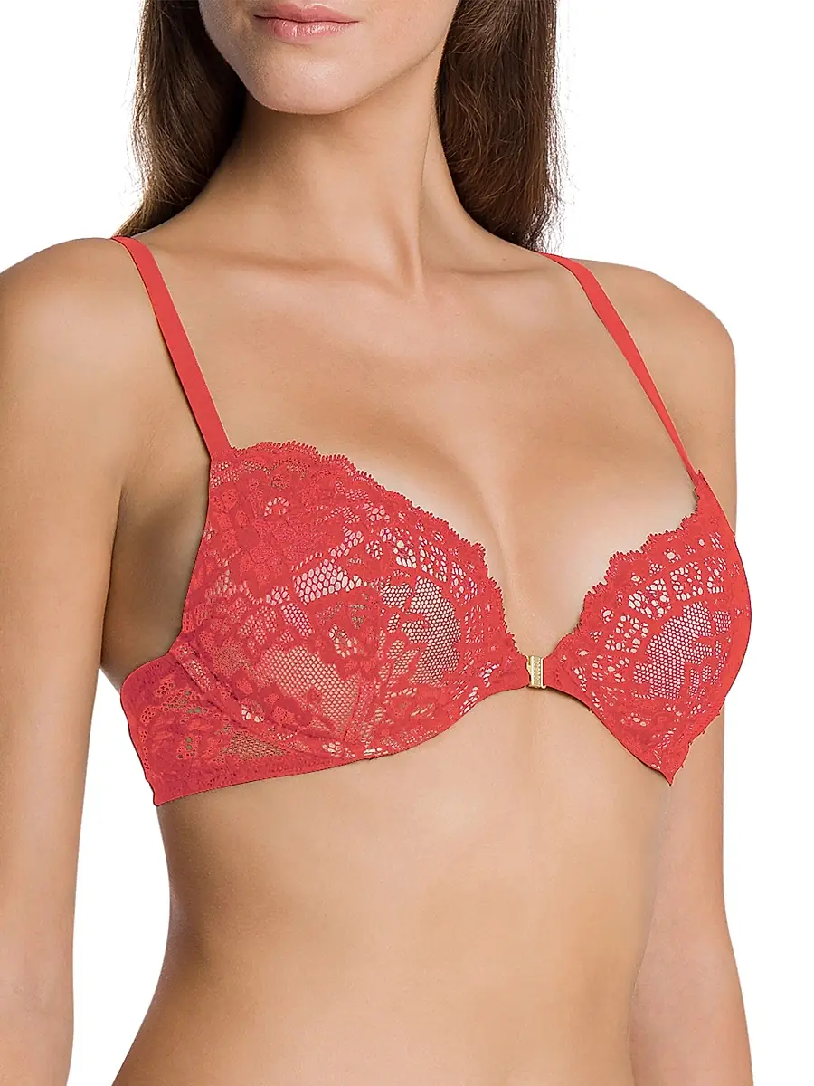 Wolford Women's Belle Fleur Push-Up Demi Bra | Thumbnail 2 Wolford Women's Belle Fleur Push-Up Demi Bra | Thumbnail 2
