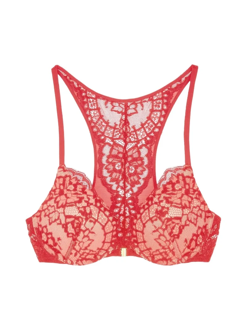 Women's Belle Fleur Push-Up Demi Bra