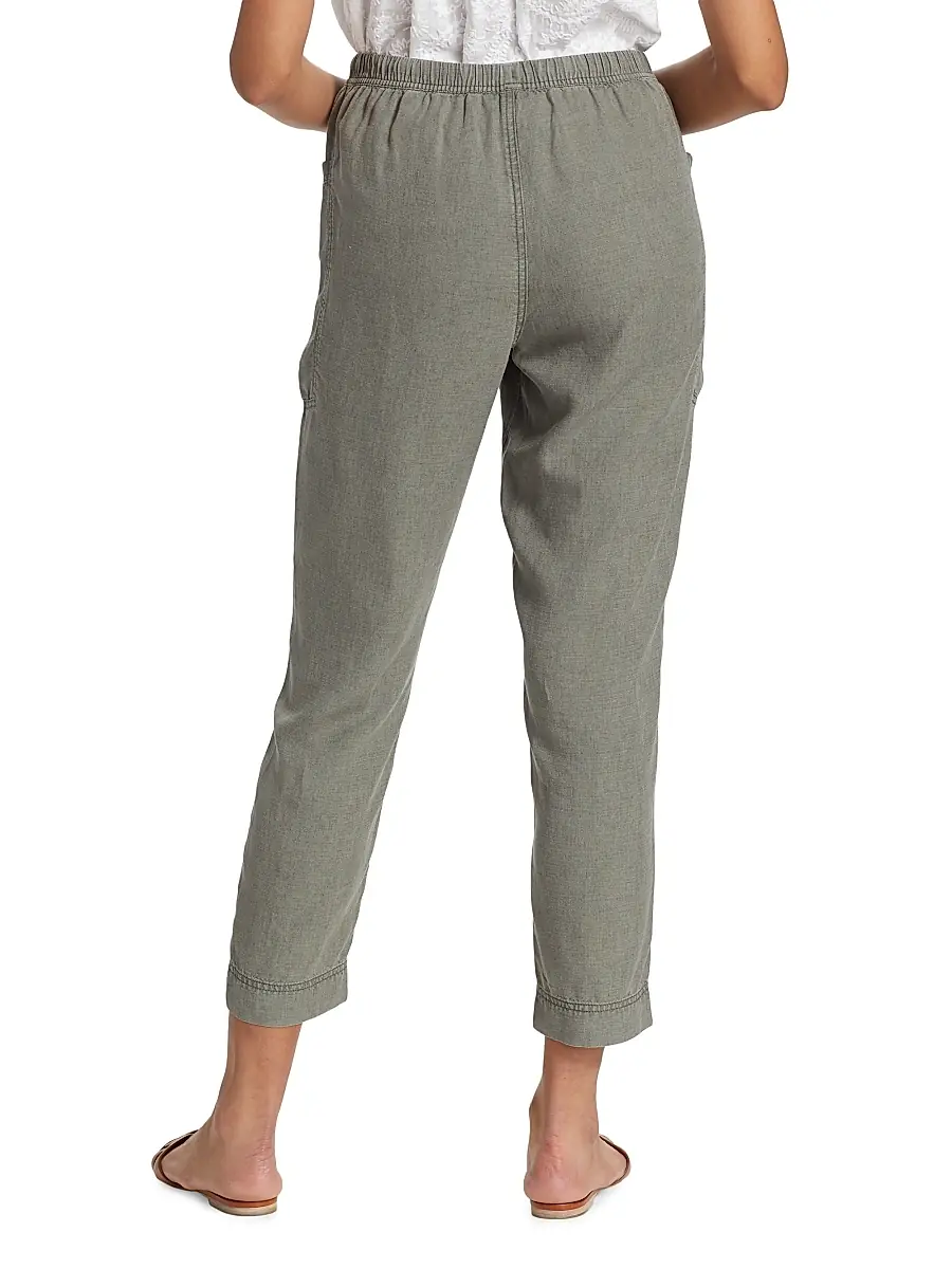 Splendid Women's Gia Drawstring Straight-Leg Crop Pants | Thumbnail 5 Splendid Women's Gia Drawstring Straight-Leg Crop Pants | Thumbnail 5