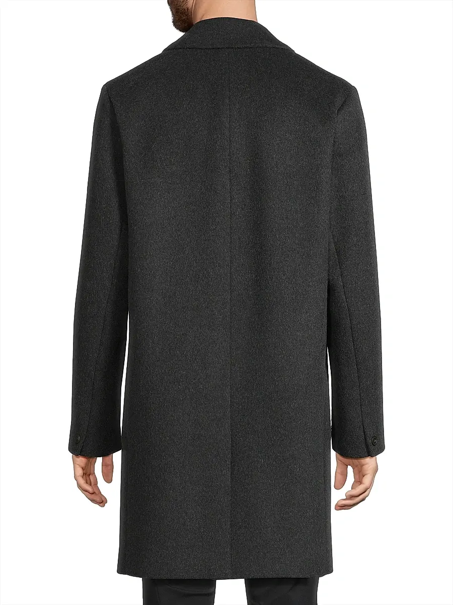 Vince Men's Notch Lapel Wool-Blend Coat | Thumbnail 5