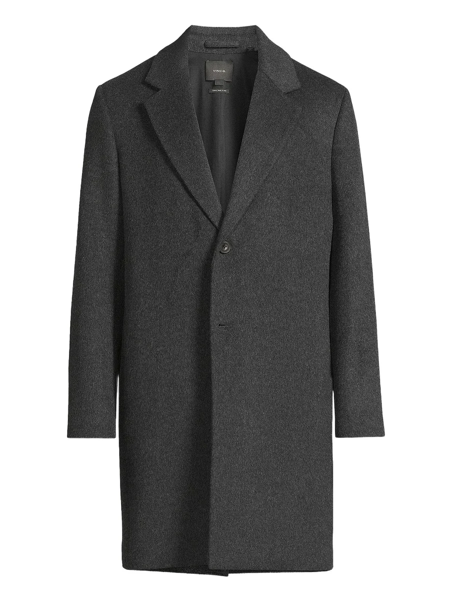 Vince Men's Notch Lapel Wool-Blend Coat