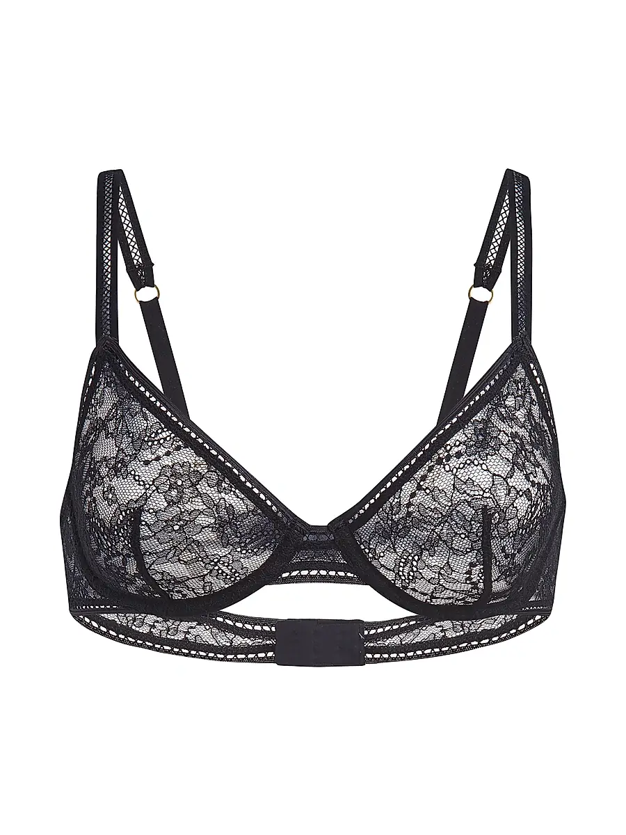 Wolford Women's Lace Demi Bra - Black | Image 1 Wolford Women's Lace Demi Bra - Black | Image 1