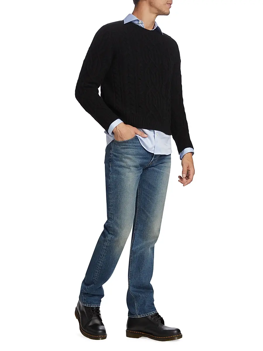 Nili Lotan Men's Billie Straight-Leg Jeans | Thumbnail 2 Nili Lotan Men's Billie Straight-Leg Jeans | Thumbnail 2