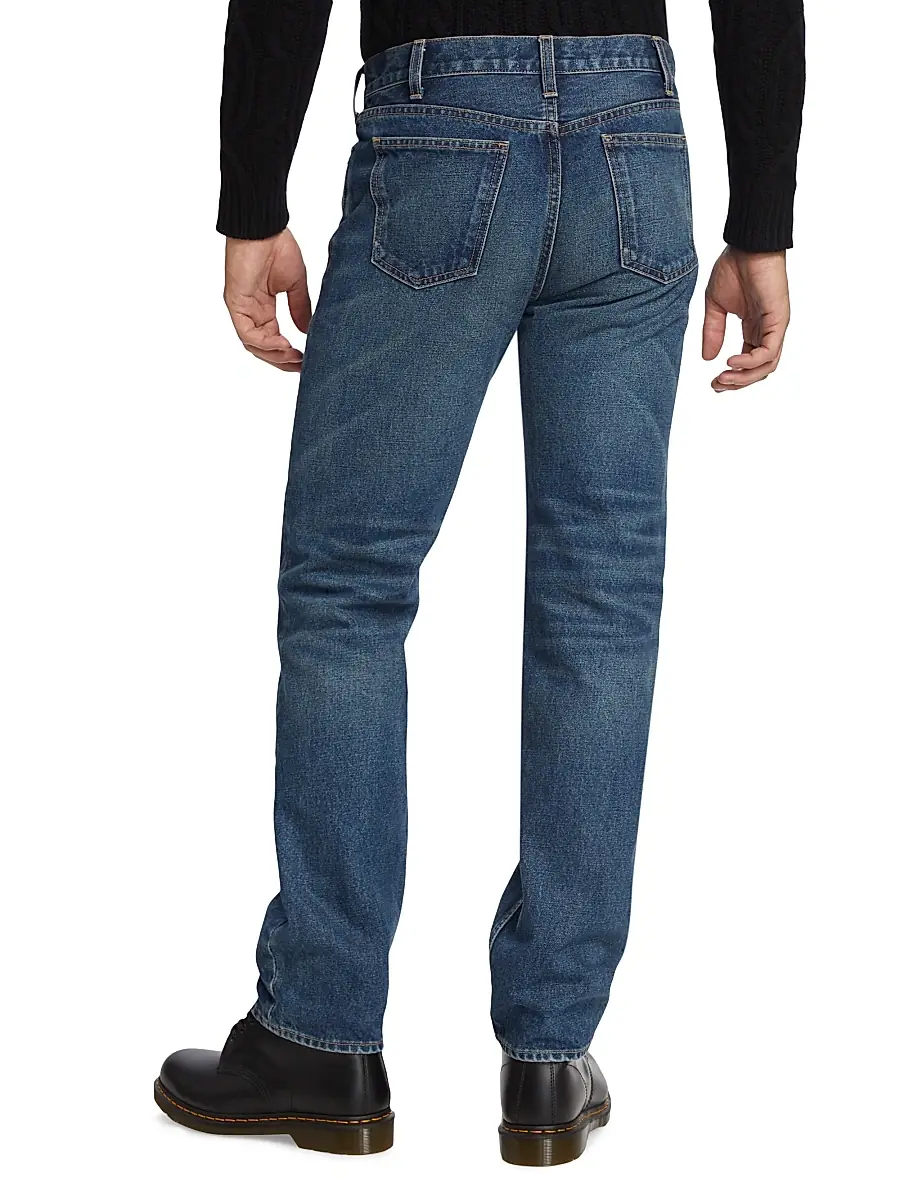 Nili Lotan Men's Billie Straight-Leg Jeans | Thumbnail 5 Nili Lotan Men's Billie Straight-Leg Jeans | Thumbnail 5