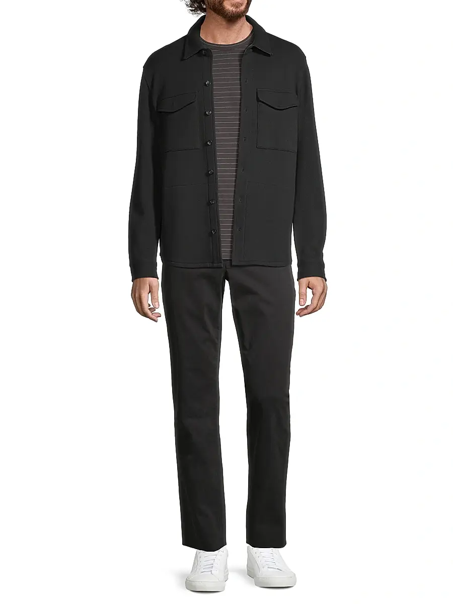 Vince Men's Cotton-Blend Shirt Jacket | Thumbnail 2 Vince Men's Cotton-Blend Shirt Jacket | Thumbnail 2