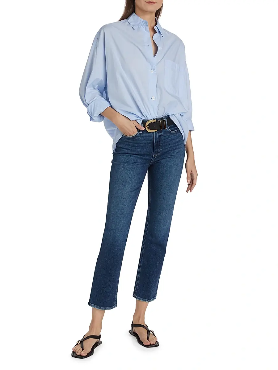 PAIGE Women's Cindy Cropped Straight-Leg Jeans | Thumbnail 2 PAIGE Women's Cindy Cropped Straight-Leg Jeans | Thumbnail 2