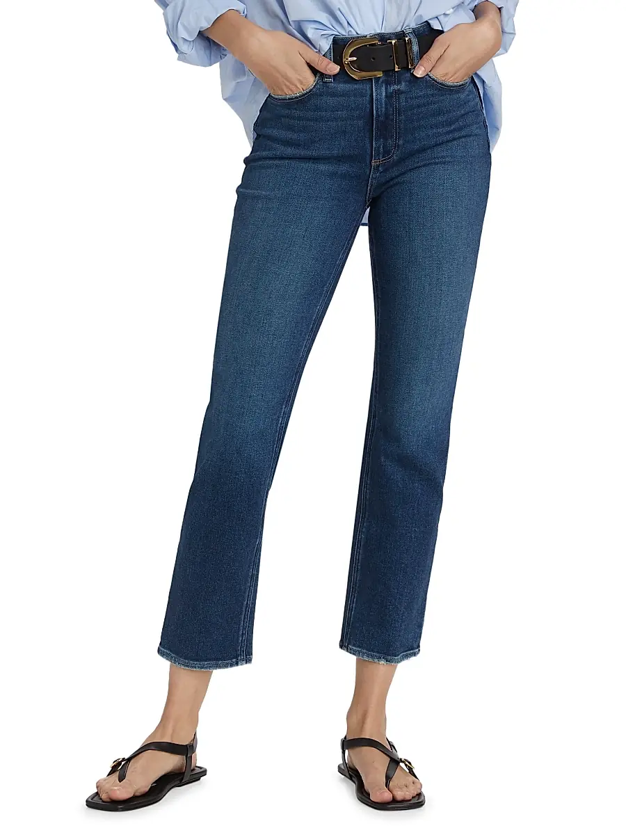 PAIGE Women's Cindy Cropped Straight-Leg Jeans | Thumbnail 3 PAIGE Women's Cindy Cropped Straight-Leg Jeans | Thumbnail 3