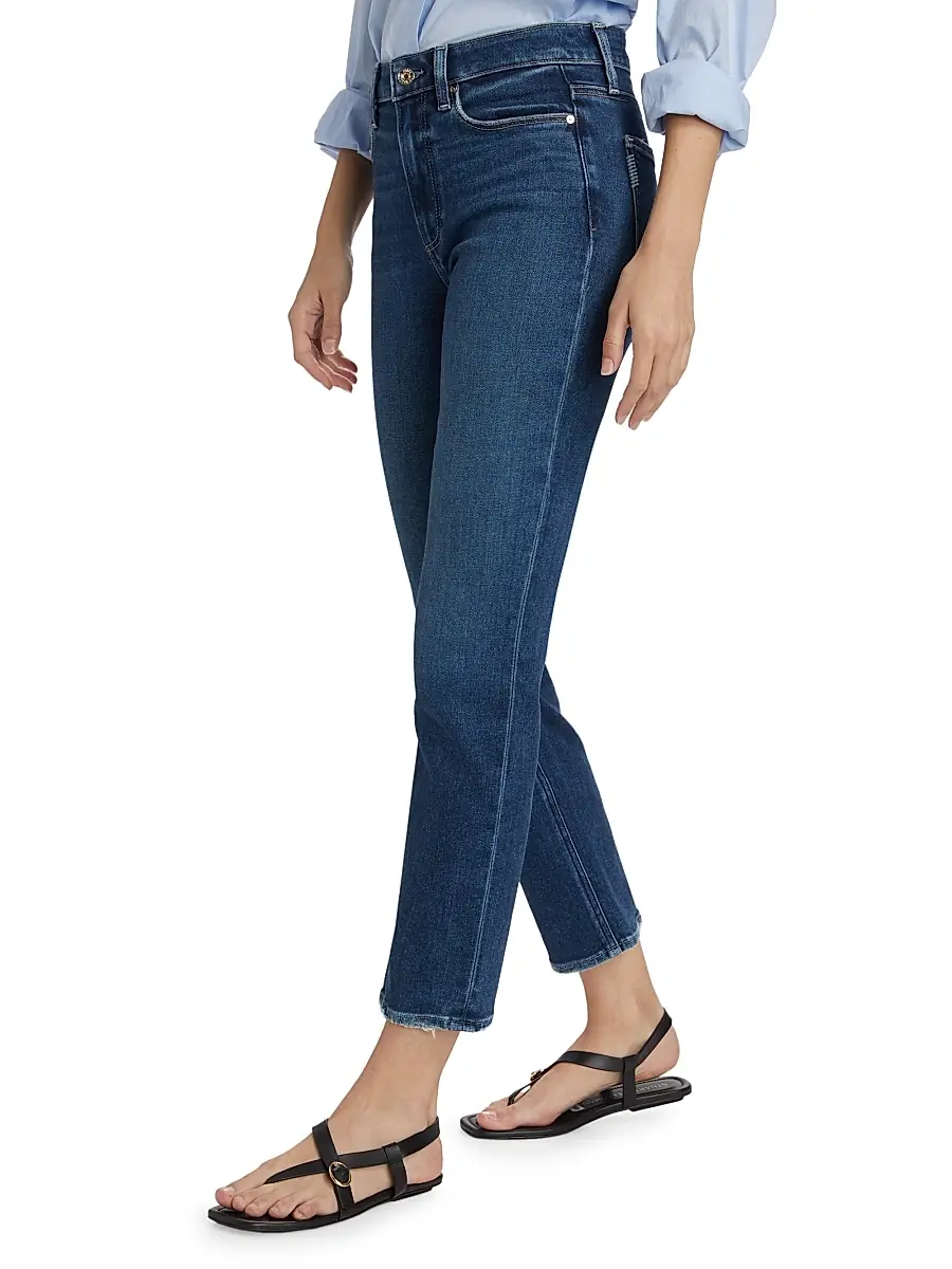 PAIGE Women's Cindy Cropped Straight-Leg Jeans | Thumbnail 4 PAIGE Women's Cindy Cropped Straight-Leg Jeans | Thumbnail 4