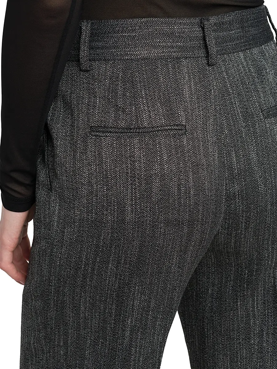 Alberta Ferretti Women's Viscose Straight-Leg Trousers | Thumbnail 6