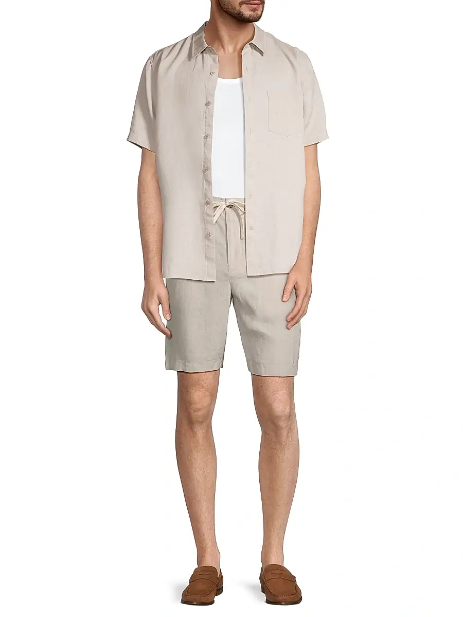 Vince Men's Lightweight Hemp Shorts | Thumbnail 2 Vince Men's Lightweight Hemp Shorts | Thumbnail 2
