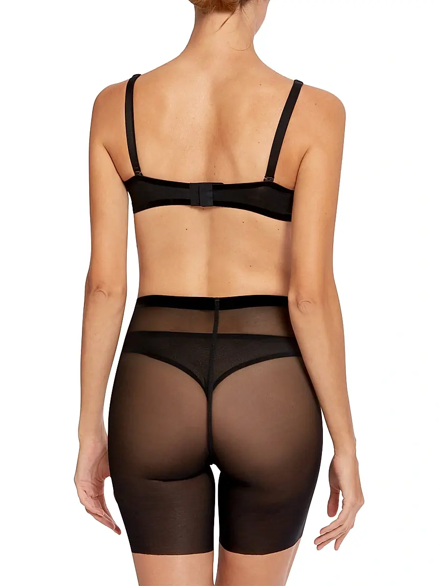 Wolford Women's Tulle Control Shorts | Thumbnail 3 Wolford Women's Tulle Control Shorts | Thumbnail 3
