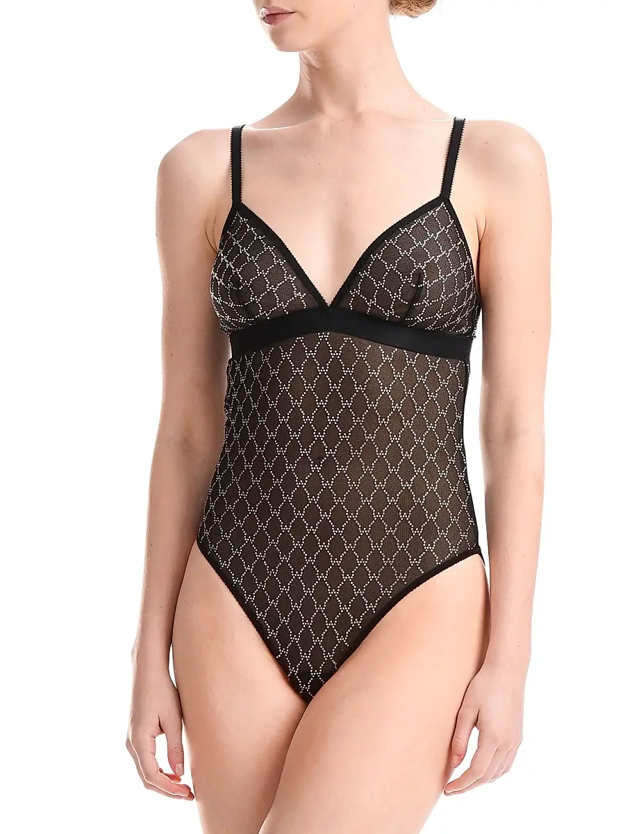 Wolford Women's Crystal-Embellished Bodysuit | Thumbnail 4 Wolford Women's Crystal-Embellished Bodysuit | Thumbnail 4