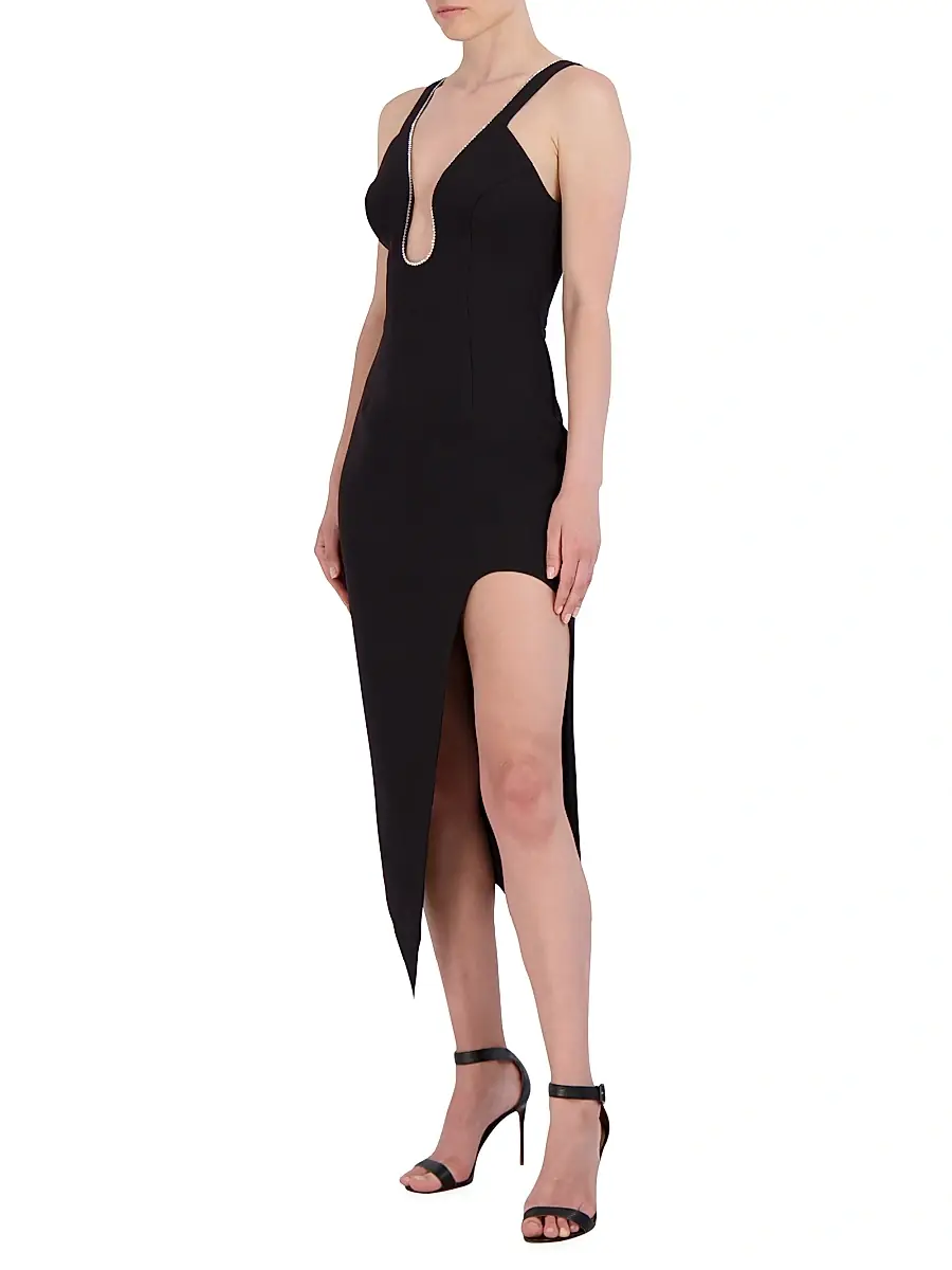 BCBGMAXAZRIA Women's Embellished Sheath Midi-Dress | Thumbnail 3 BCBGMAXAZRIA Women's Embellished Sheath Midi-Dress | Thumbnail 3