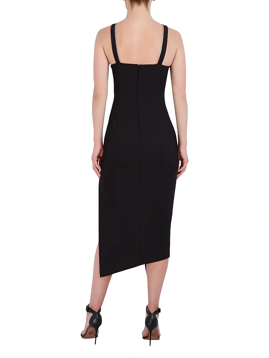 BCBGMAXAZRIA Women's Embellished Sheath Midi-Dress | Thumbnail 4 BCBGMAXAZRIA Women's Embellished Sheath Midi-Dress | Thumbnail 4