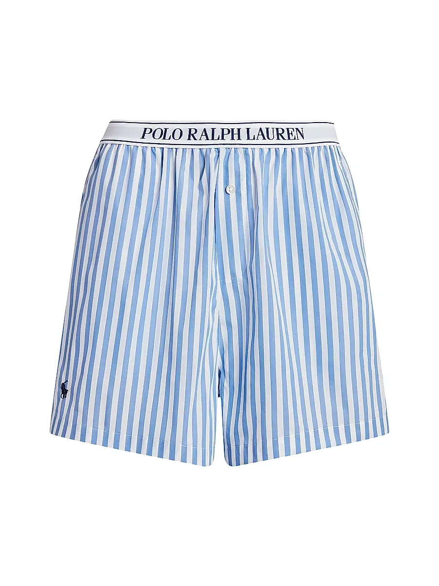 Polo Ralph Lauren Women's Striped Logo Boxers | Image 1 Polo Ralph Lauren Women's Striped Logo Boxers | Image 1