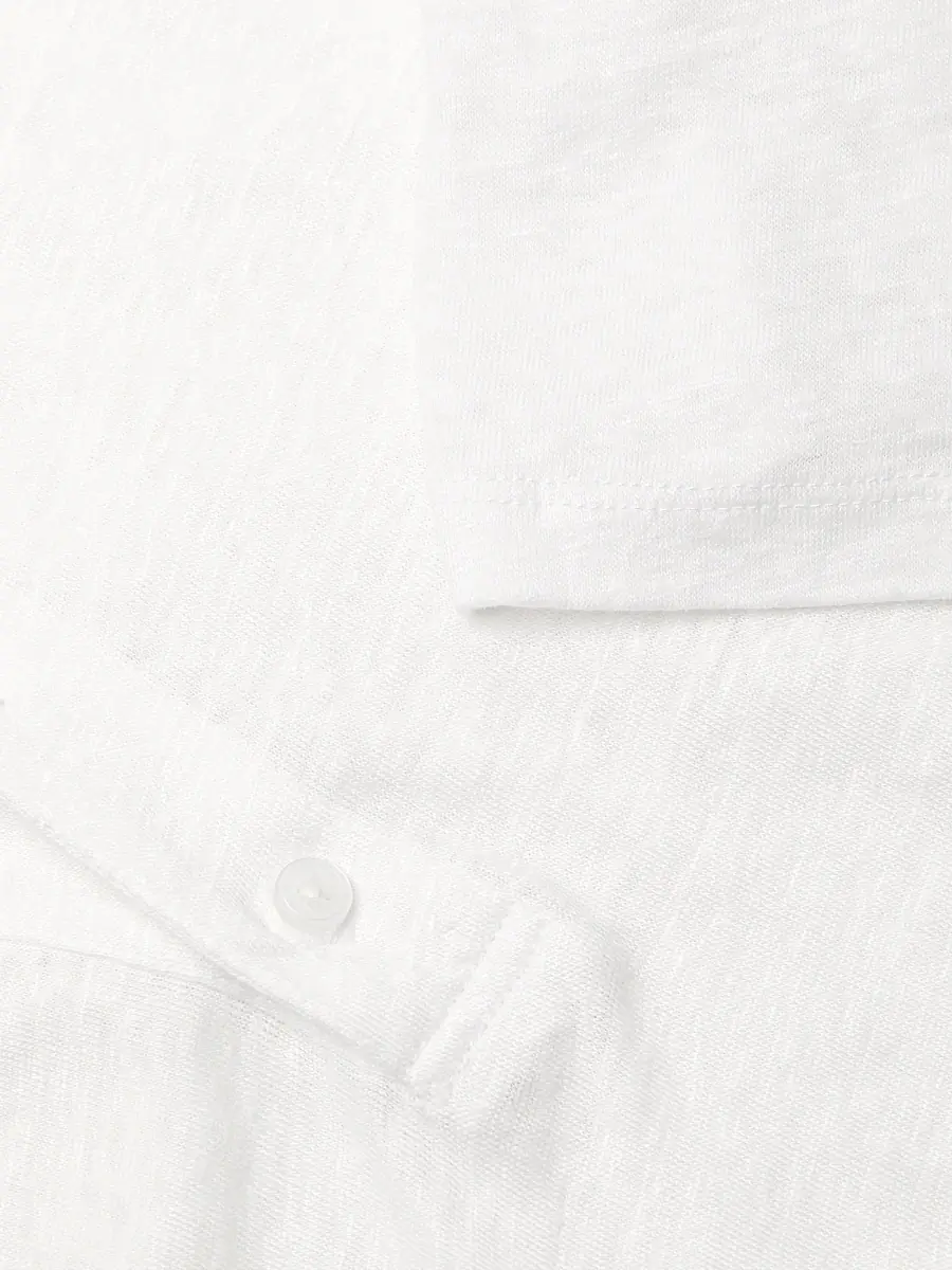 Vince Men's Linen Polo Shirt | Thumbnail 6 Vince Men's Linen Polo Shirt | Thumbnail 6