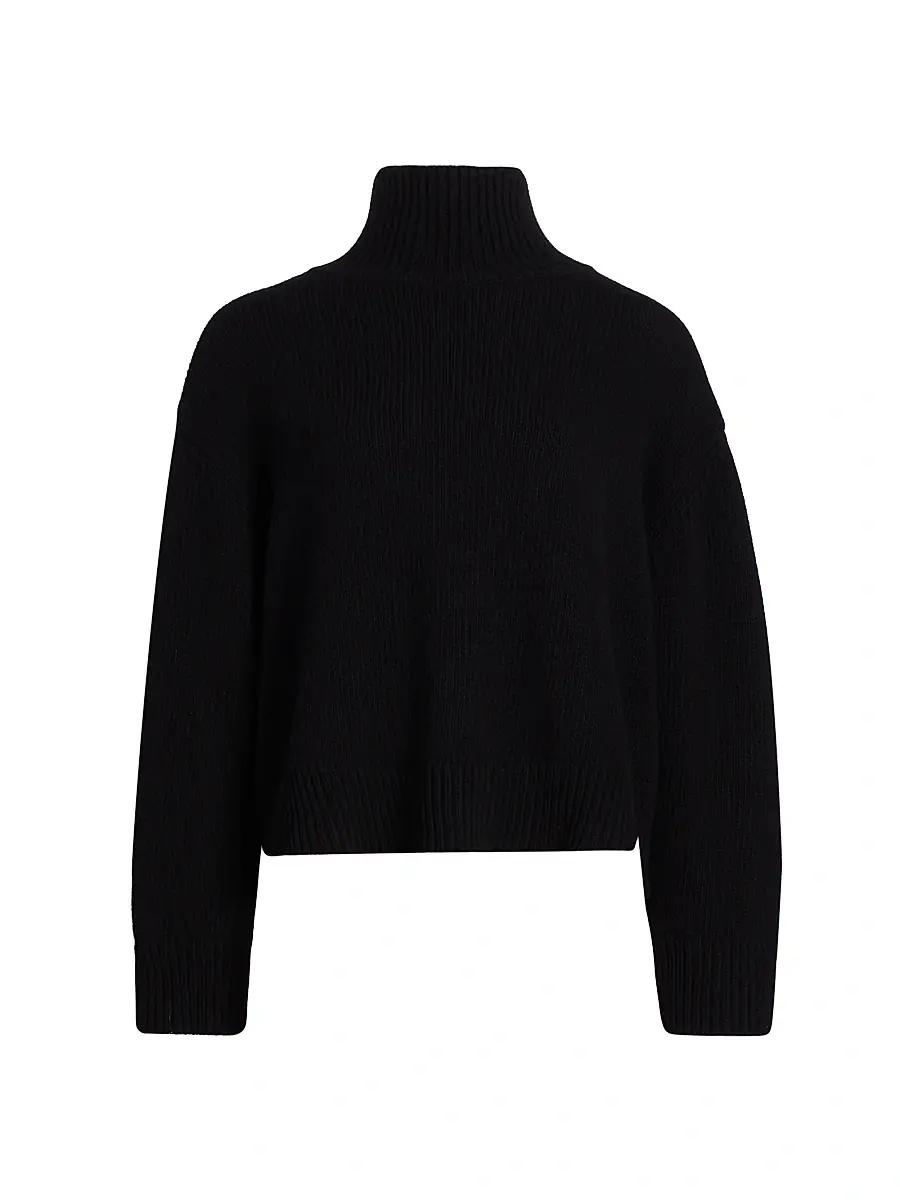 Nili Lotan Women's Omaria Wool Turtleneck Sweater - Black | Image 1 Nili Lotan Women's Omaria Wool Turtleneck Sweater - Black | Image 1