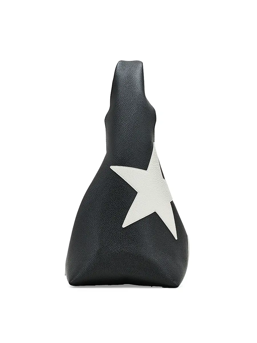Marc Jacobs Women's The Star Patchwork Leather Sack Bag - Black White | Thumbnail 5 Marc Jacobs Women's The Star Patchwork Leather Sack Bag - Black White | Thumbnail 5