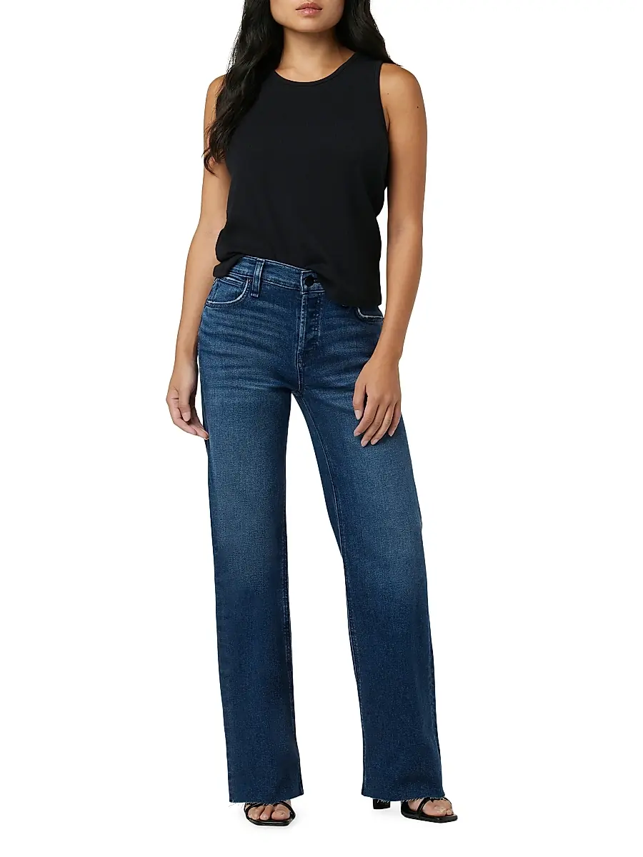 Hudson Jeans Women's Petite Rosie High-Rise Wide-Leg Jeans | Thumbnail 2 Hudson Jeans Women's Petite Rosie High-Rise Wide-Leg Jeans | Thumbnail 2