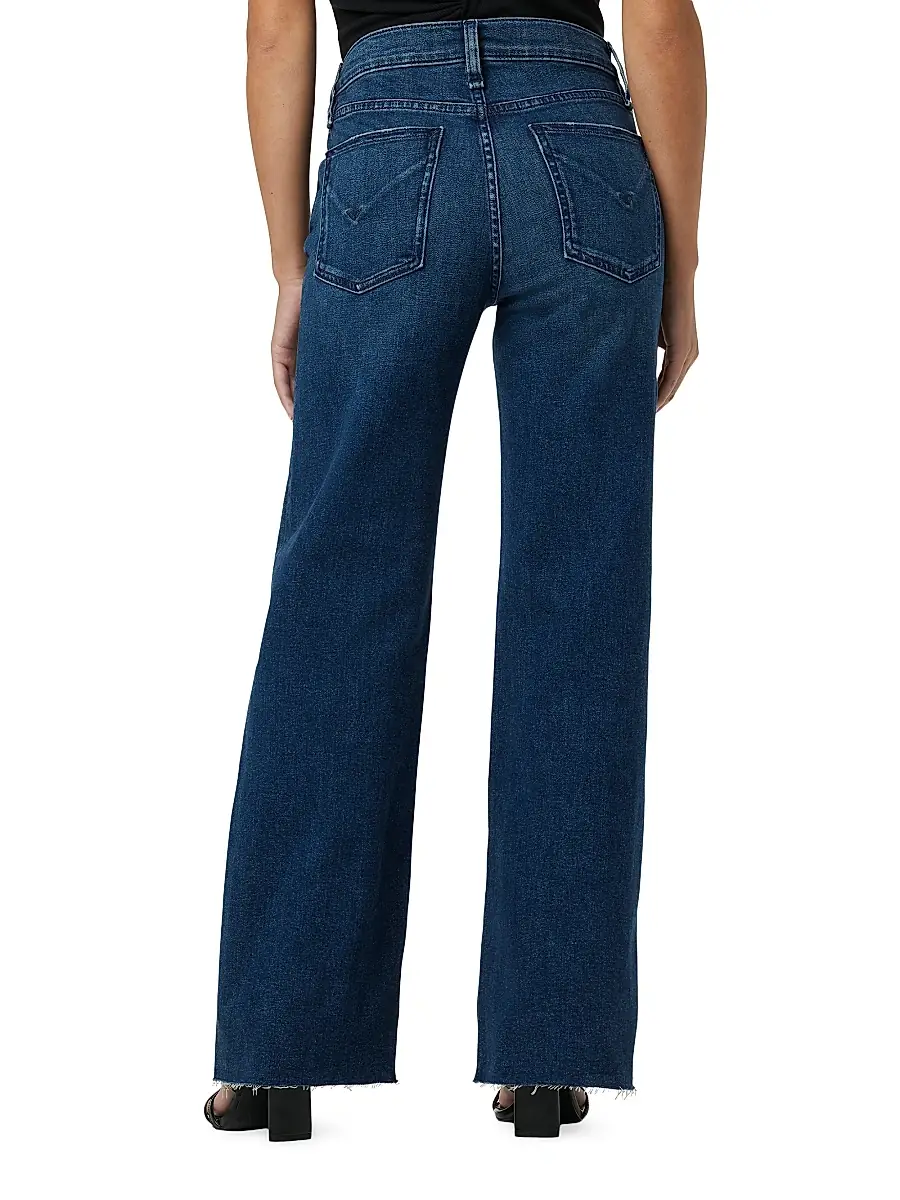 Hudson Jeans Women's Petite Rosie High-Rise Wide-Leg Jeans | Thumbnail 5 Hudson Jeans Women's Petite Rosie High-Rise Wide-Leg Jeans | Thumbnail 5