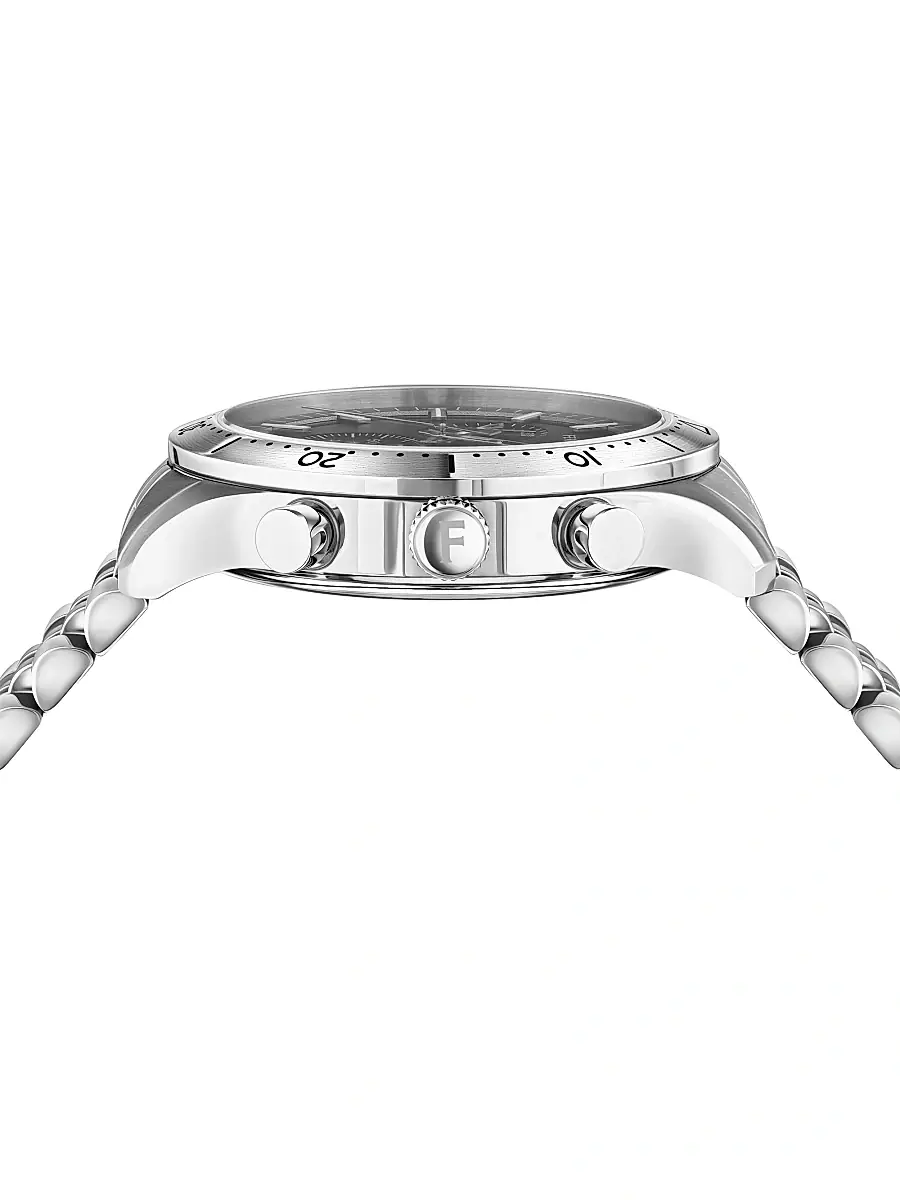 FERRAGAMO Men's Ferragamo Classic Stainless Steel Watch/43MM - Stainless Steel Black | Thumbnail 3 FERRAGAMO Men's Ferragamo Classic Stainless Steel Watch/43MM - Stainless Steel Black | Thumbnail 3