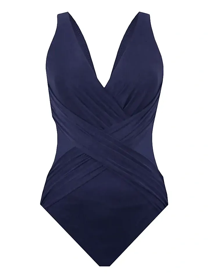 Women's Illusionists Cross-Over One-Piece Swimsuit Women's Illusionists Cross-Over One-Piece Swimsuit