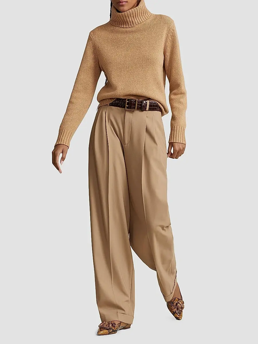 Polo Ralph Lauren Women's Wool Turtleneck Sweater | Thumbnail 2 Polo Ralph Lauren Women's Wool Turtleneck Sweater | Thumbnail 2