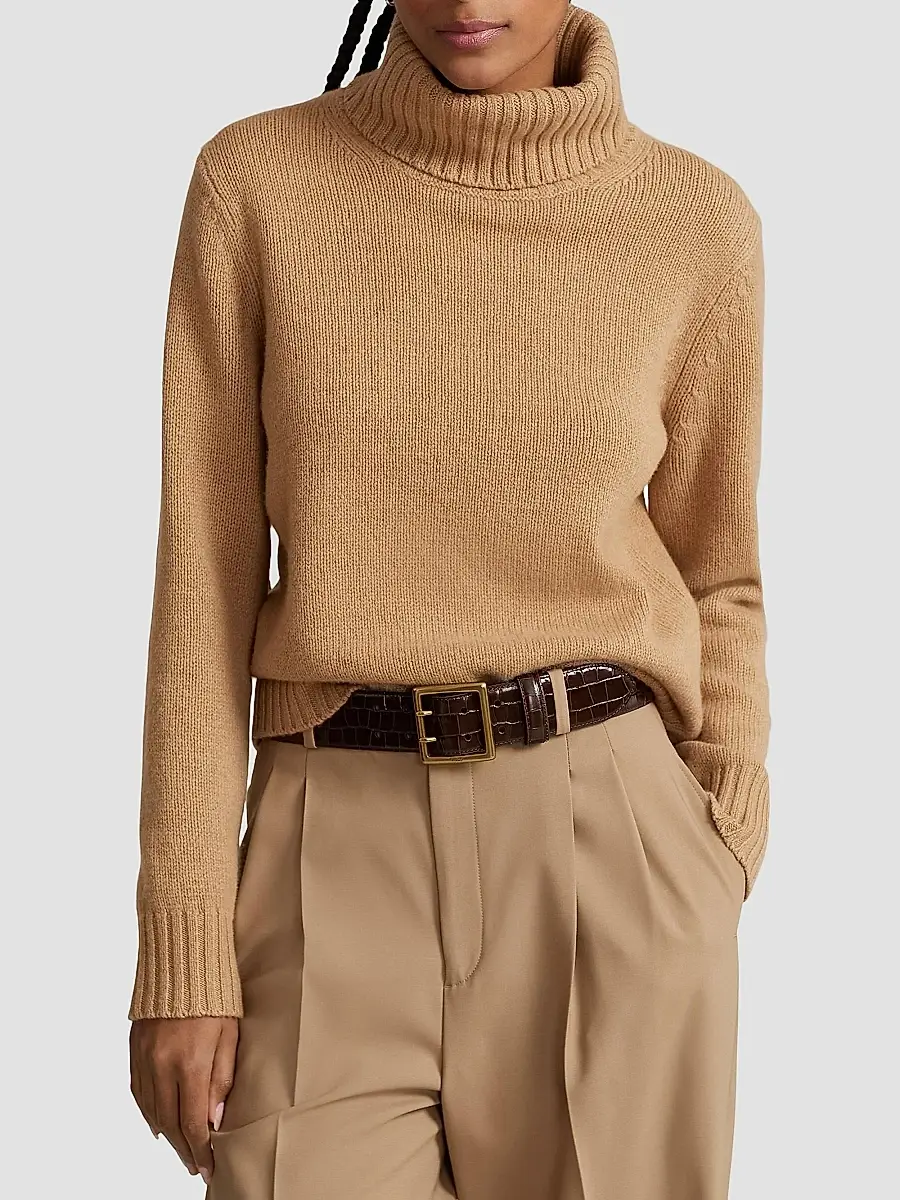Polo Ralph Lauren Women's Wool Turtleneck Sweater | Thumbnail 3 Polo Ralph Lauren Women's Wool Turtleneck Sweater | Thumbnail 3