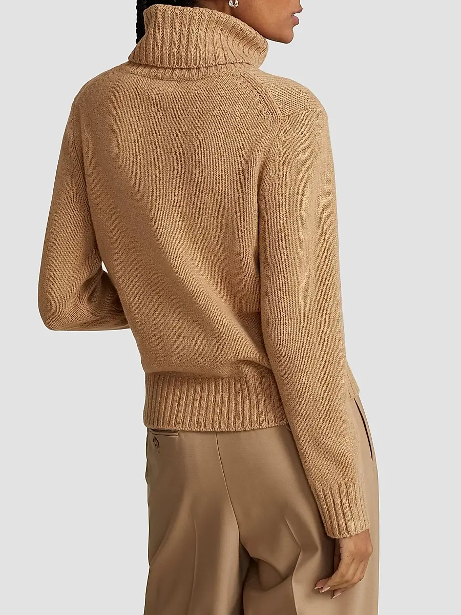 Polo Ralph Lauren Women's Wool Turtleneck Sweater | Thumbnail 4 Polo Ralph Lauren Women's Wool Turtleneck Sweater | Thumbnail 4