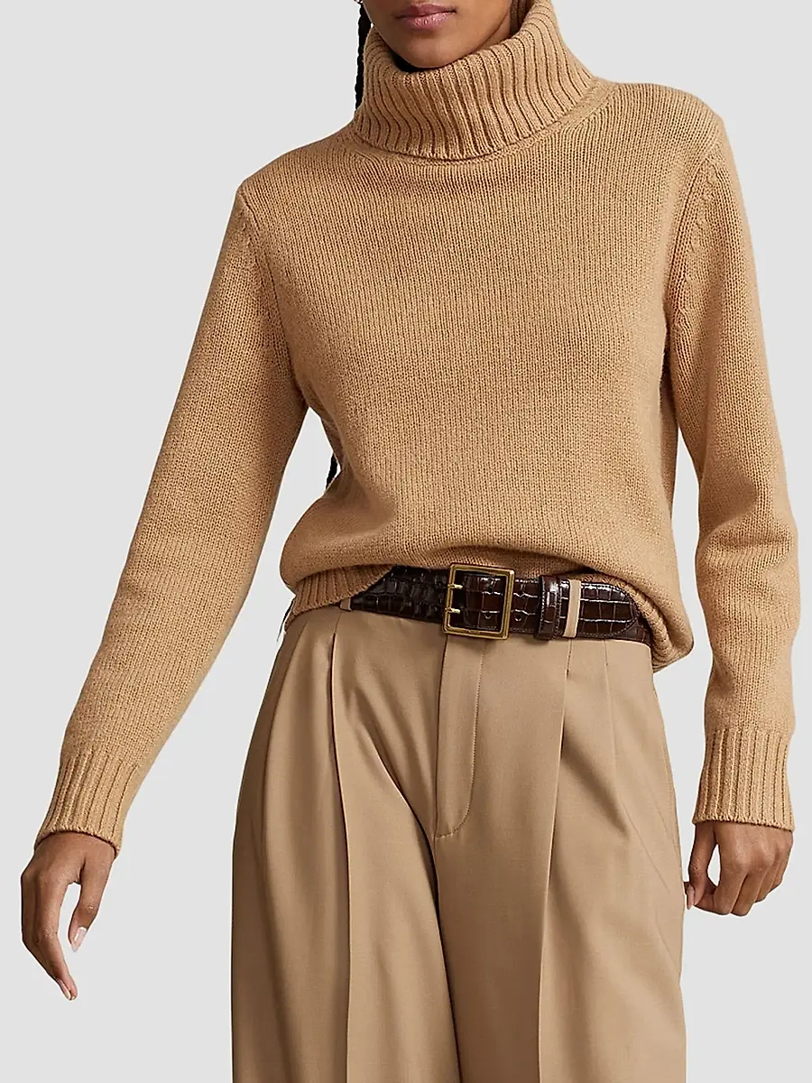 Polo Ralph Lauren Women's Wool Turtleneck Sweater | Thumbnail 8 Polo Ralph Lauren Women's Wool Turtleneck Sweater | Thumbnail 8