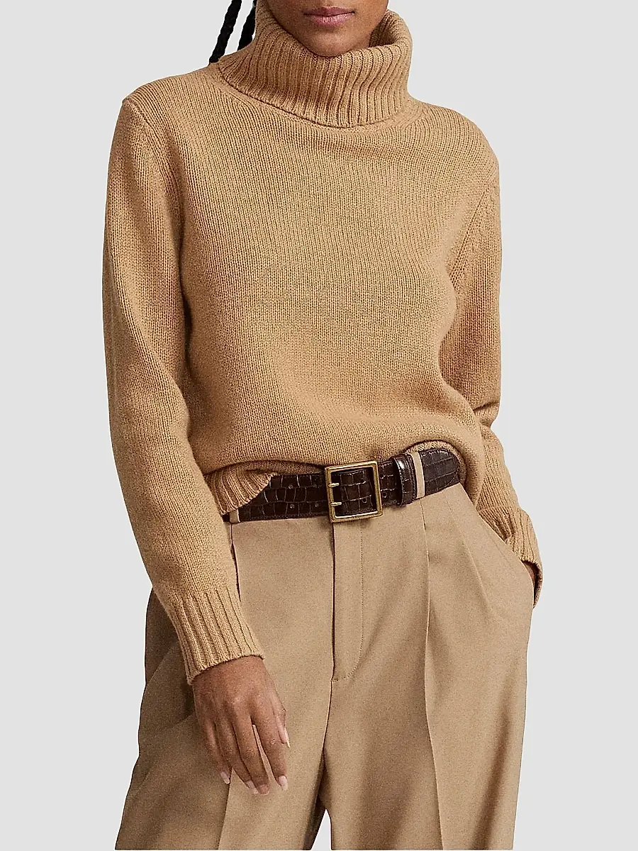 Polo Ralph Lauren Women's Wool Turtleneck Sweater | Thumbnail 9 Polo Ralph Lauren Women's Wool Turtleneck Sweater | Thumbnail 9