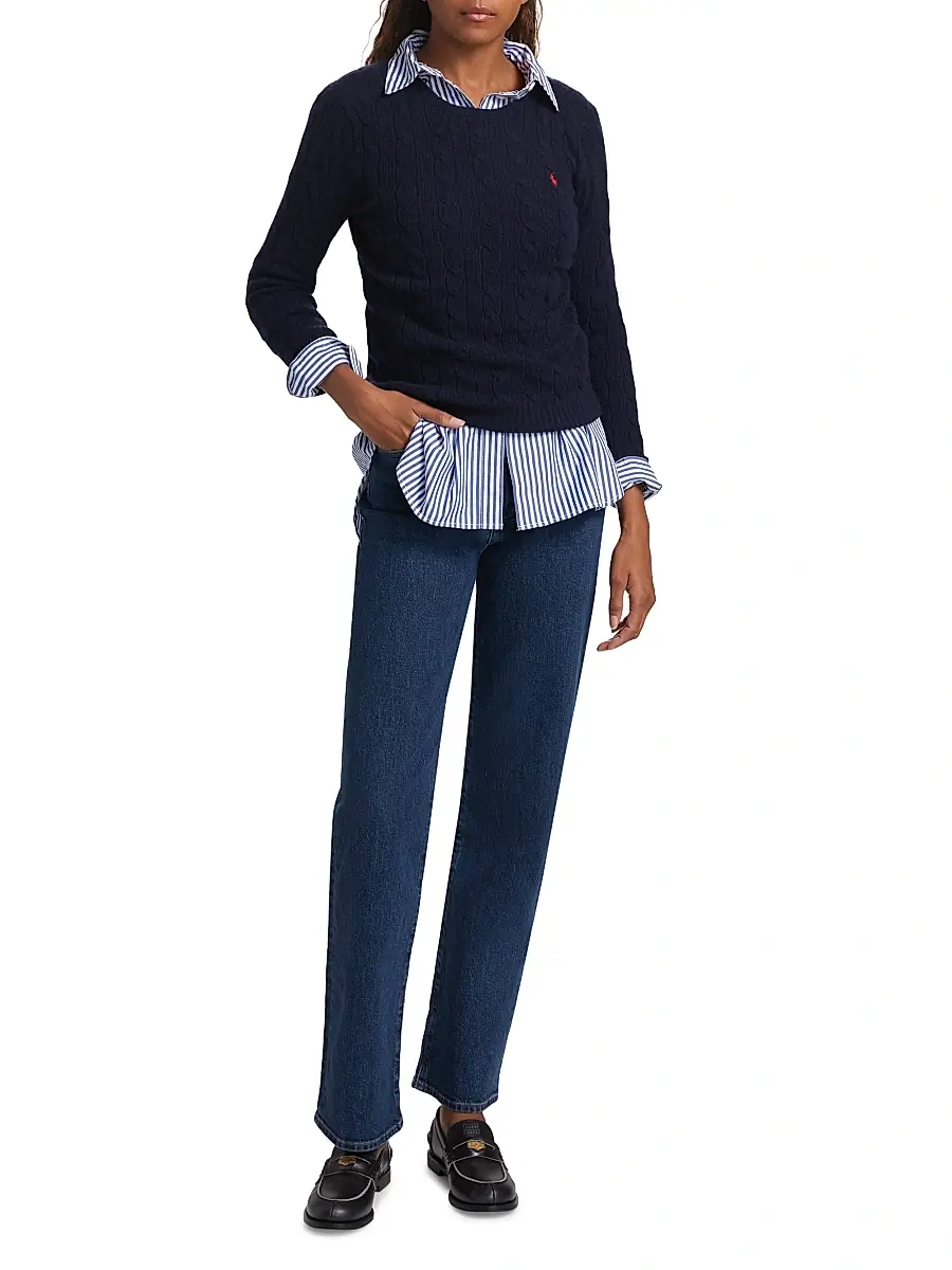 Polo Ralph Lauren Women's Julianna Cable-Knit Sweater | Thumbnail 2