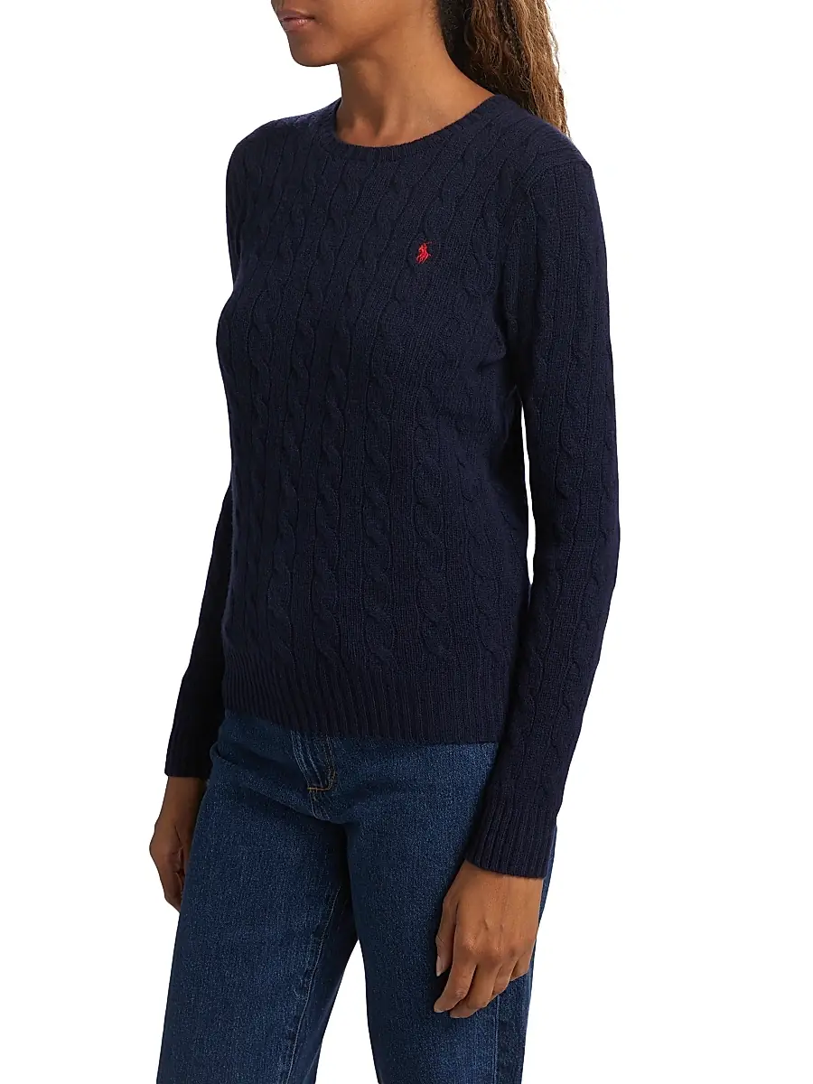 Polo Ralph Lauren Women's Julianna Cable-Knit Sweater | Thumbnail 4