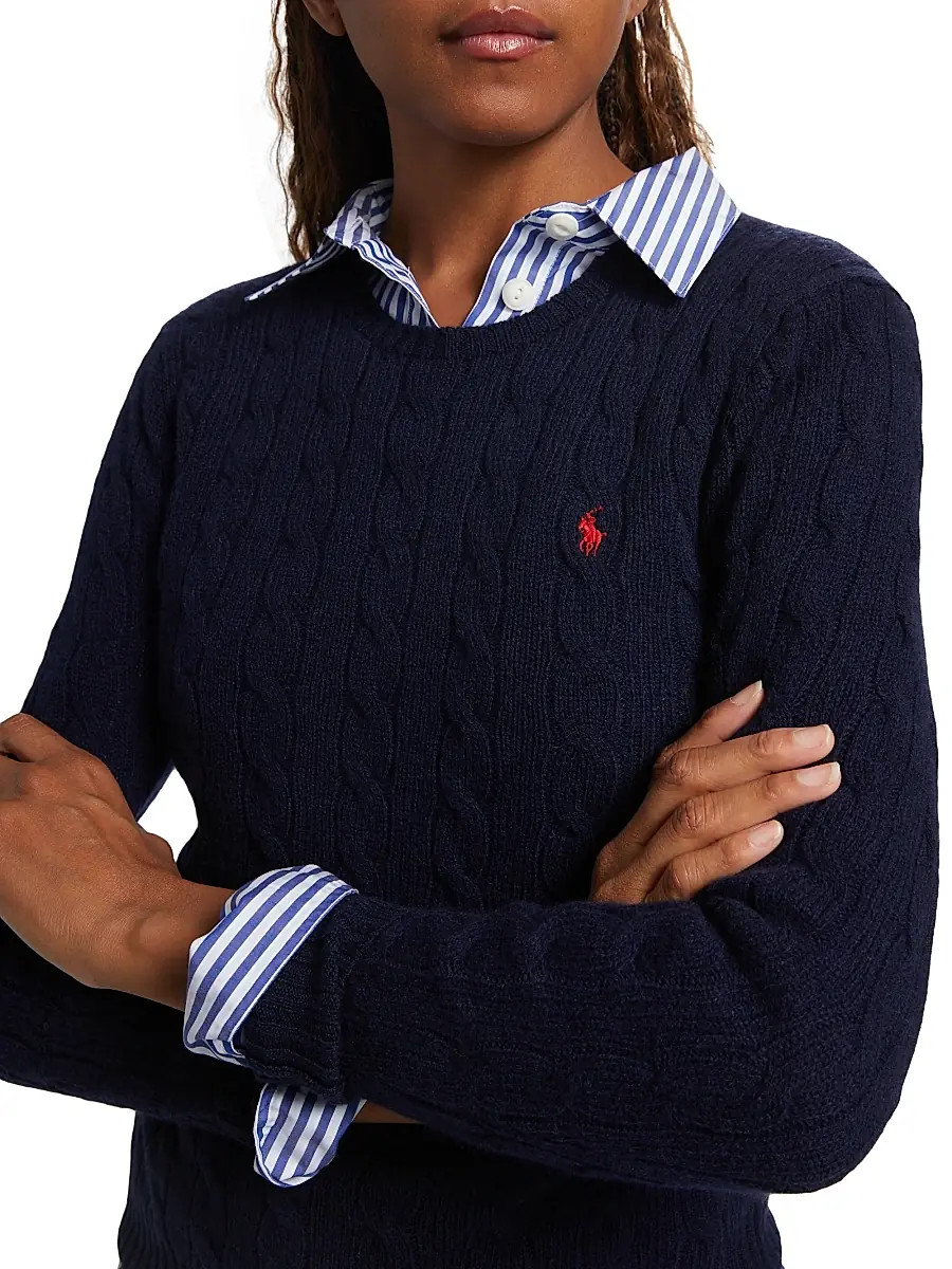 Polo Ralph Lauren Women's Julianna Cable-Knit Sweater | Thumbnail 6