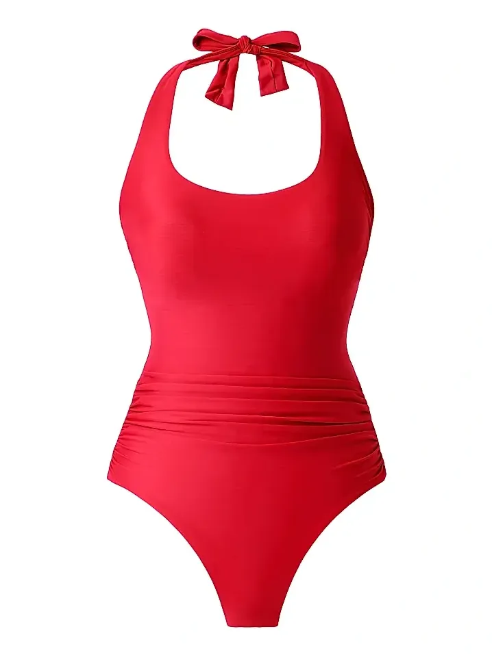 Women's Rock Solid Utopia Halter One-Piece Swimsuit