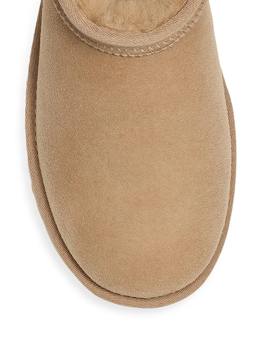 UGG Men's Unisex Classic Ultra Mini Sheepskin Ankle Boots - Mustard Seed | Thumbnail 3