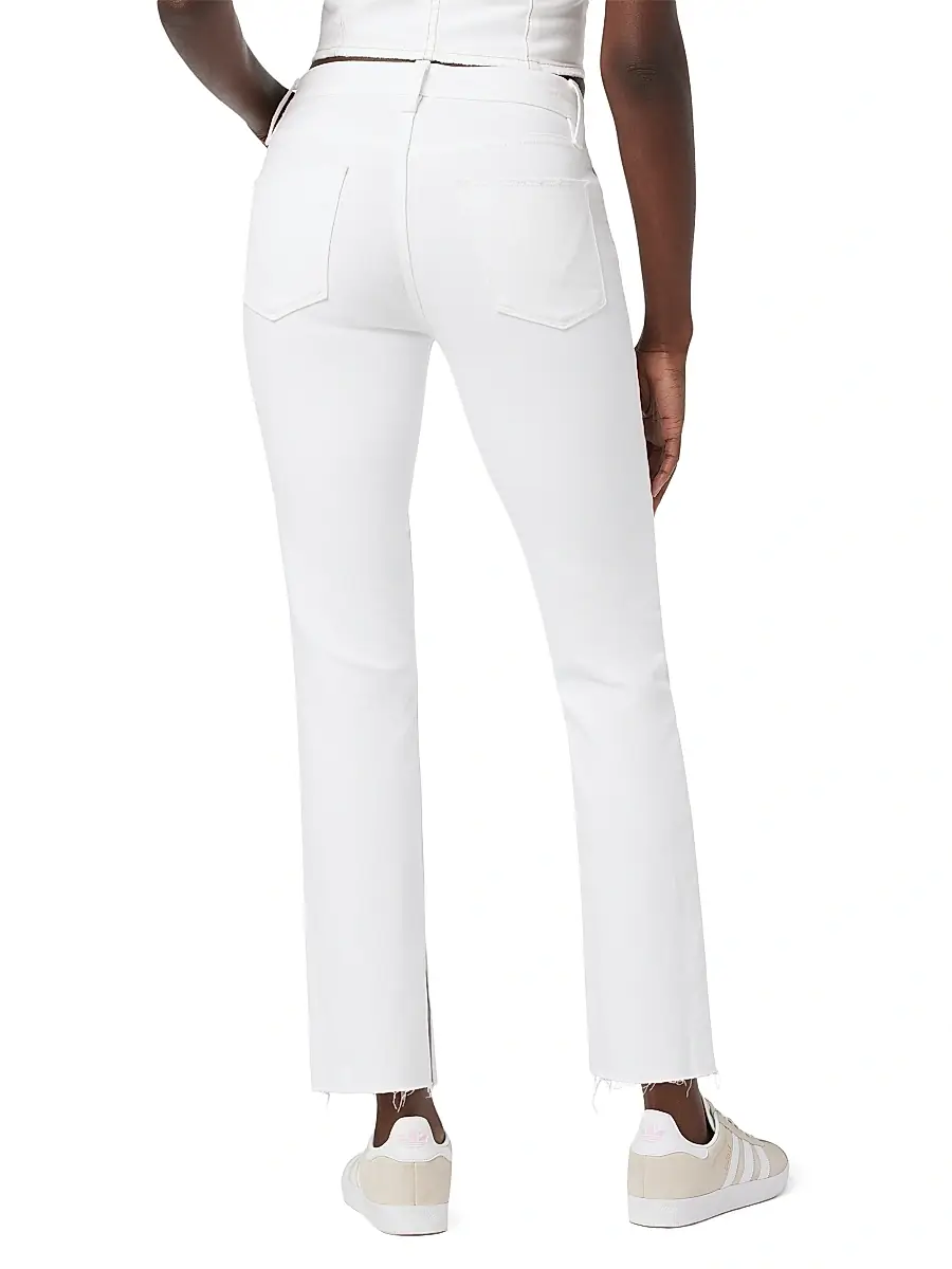 Hudson Jeans Women's Nico Mid-Rise Slit Straight Ankle Jeans - Spring White | Thumbnail 5 Hudson Jeans Women's Nico Mid-Rise Slit Straight Ankle Jeans - Spring White | Thumbnail 5