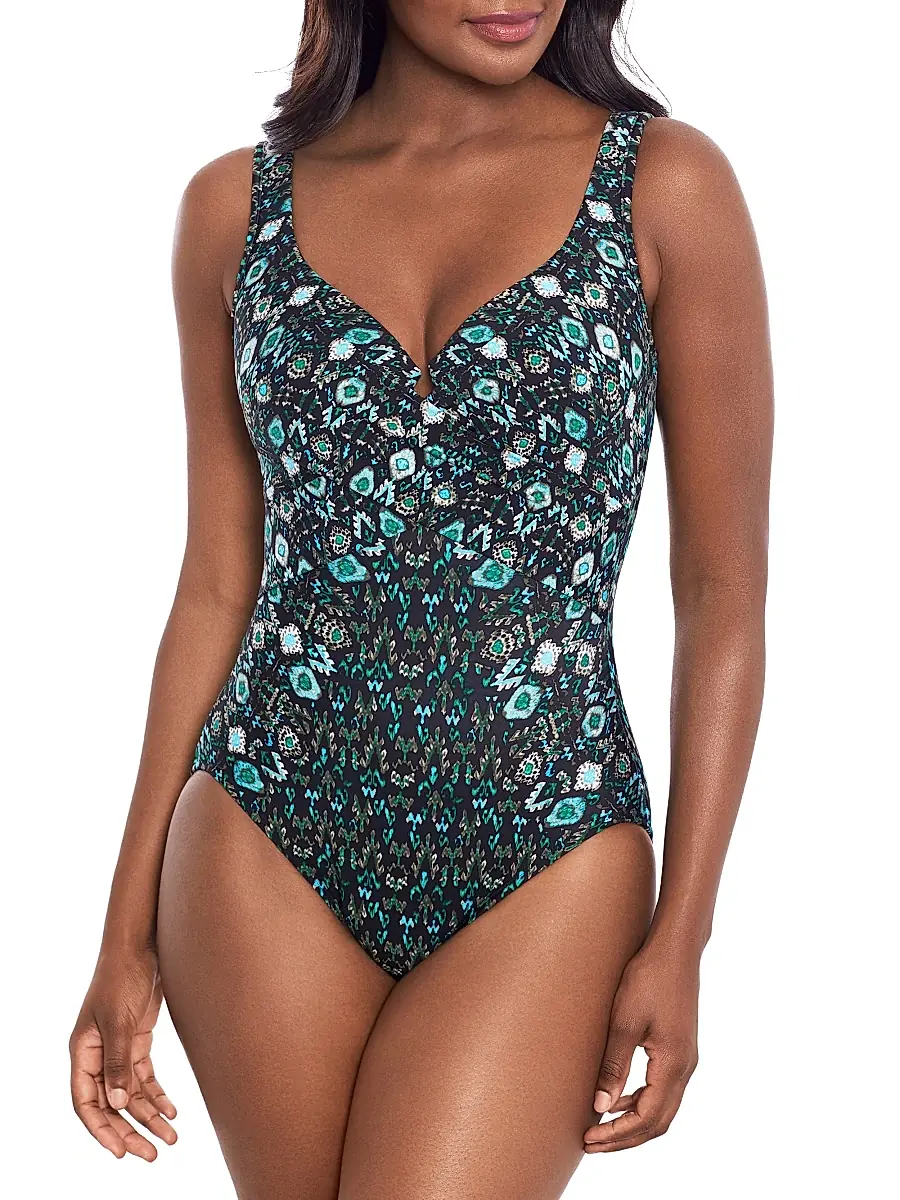 Miraclesuit Swim Women's Bijoux Criss-Cross Escape One-Piece Swimsuit | Thumbnail 2 Miraclesuit Swim Women's Bijoux Criss-Cross Escape One-Piece Swimsuit | Thumbnail 2