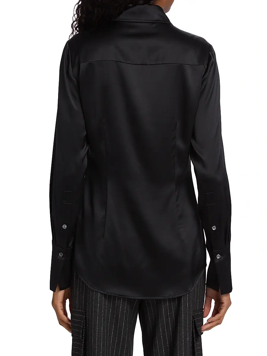 Ramy Brook Women's Victoria Satin Shirt | Thumbnail 5 Ramy Brook Women's Victoria Satin Shirt | Thumbnail 5