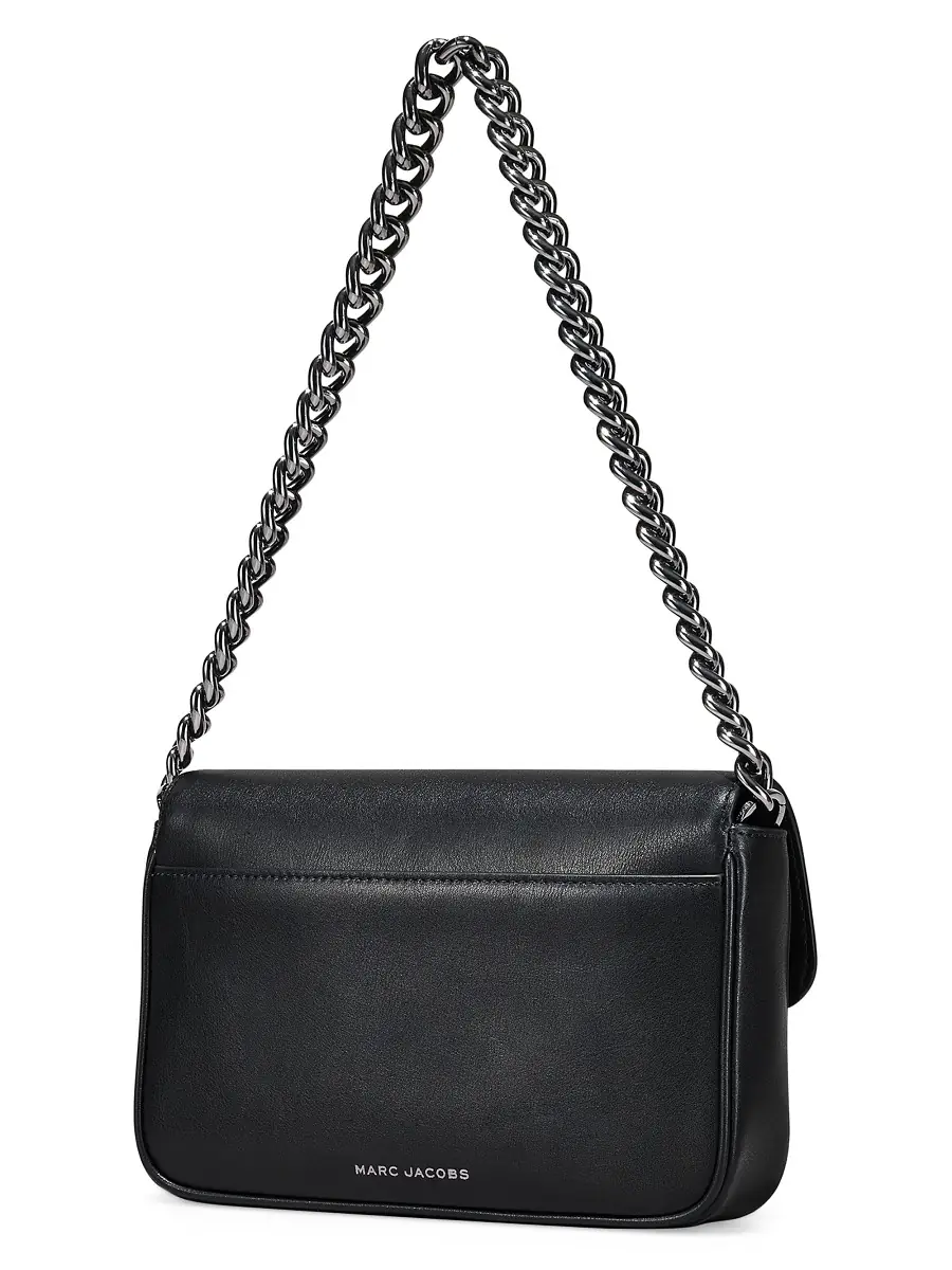 Marc Jacobs Women's The J Marc Shoulder Bag - Black Gunmetal | Thumbnail 2 Marc Jacobs Women's The J Marc Shoulder Bag - Black Gunmetal | Thumbnail 2