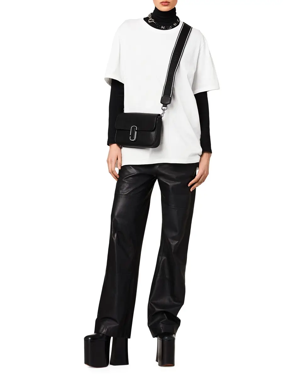 Marc Jacobs Women's The J Marc Shoulder Bag - Black Gunmetal | Thumbnail 4 Marc Jacobs Women's The J Marc Shoulder Bag - Black Gunmetal | Thumbnail 4