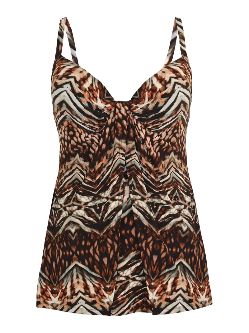 Women's Tribal Tigress Gala Tankini Top Women's Tribal Tigress Gala Tankini Top