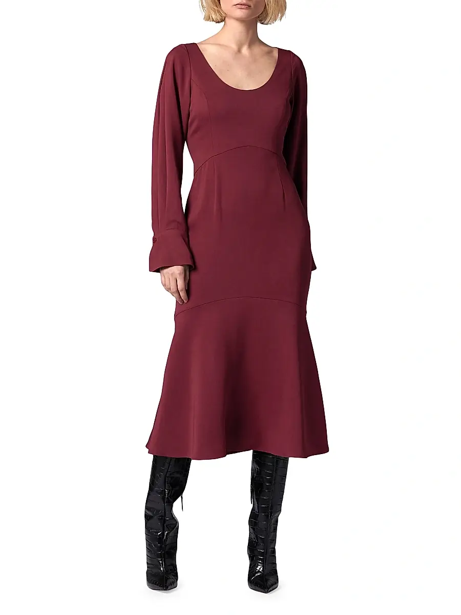 Equipment Women's Natalia Long-Sleeve Midi-Dress | Thumbnail 2