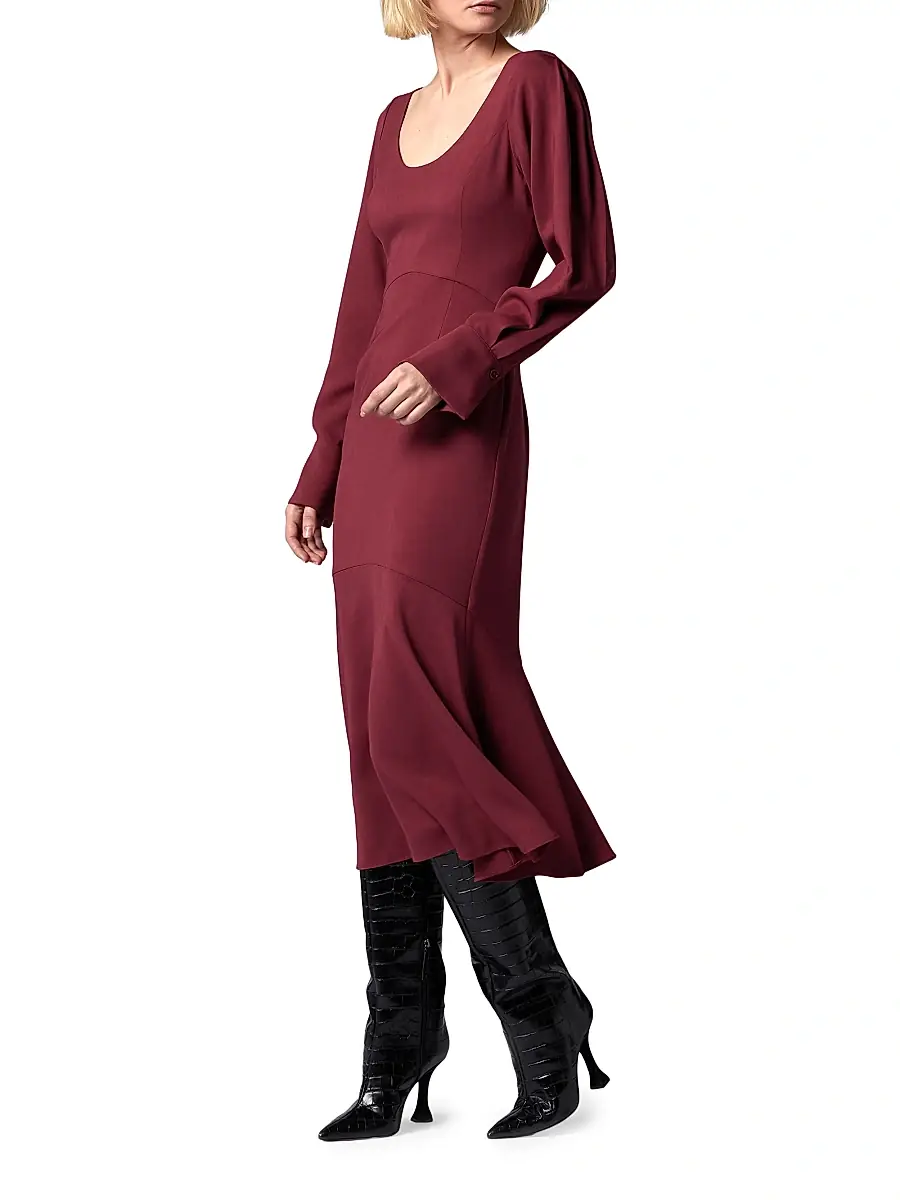 Equipment Women's Natalia Long-Sleeve Midi-Dress | Thumbnail 5