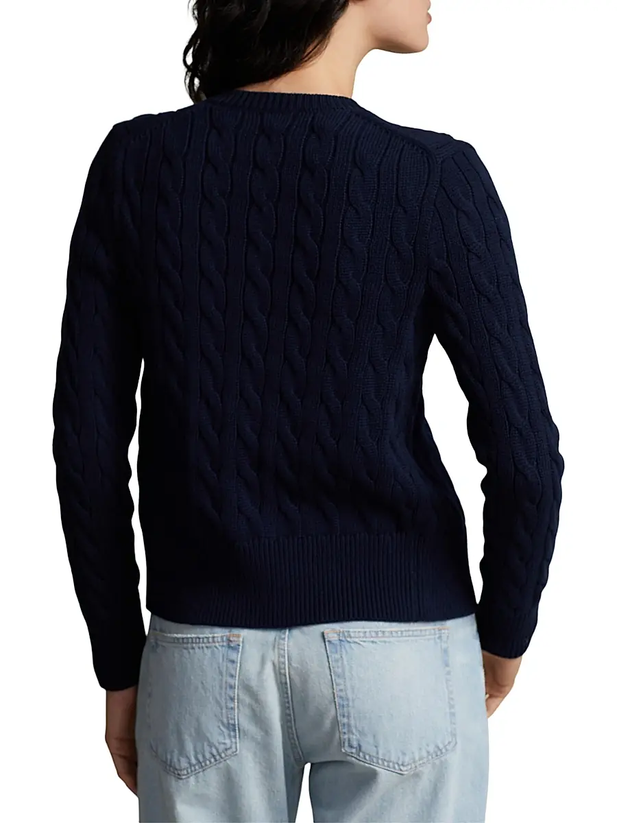 Polo Ralph Lauren Women's Cable-Knit Cardigan | Thumbnail 4 Polo Ralph Lauren Women's Cable-Knit Cardigan | Thumbnail 4