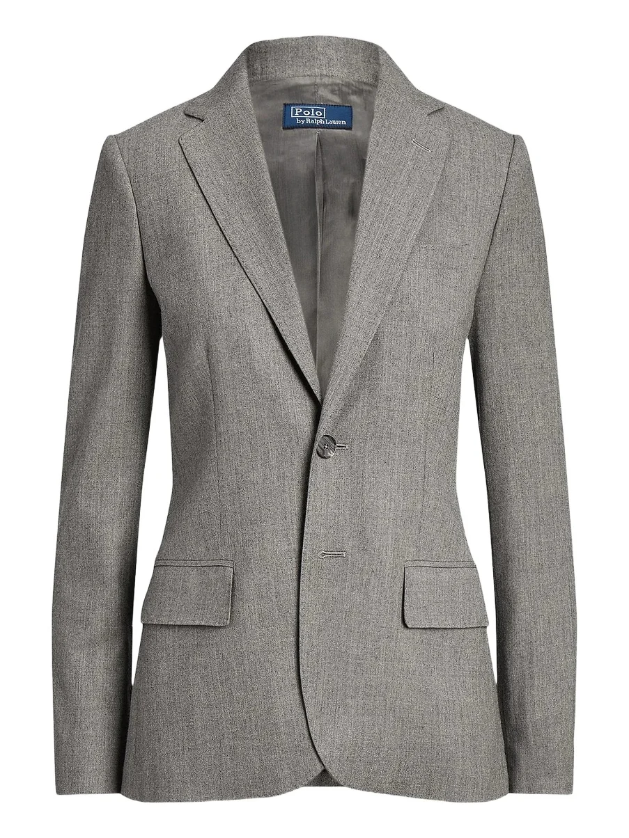 Polo Ralph Lauren Women's Single-Breasted Flannel Blazer
