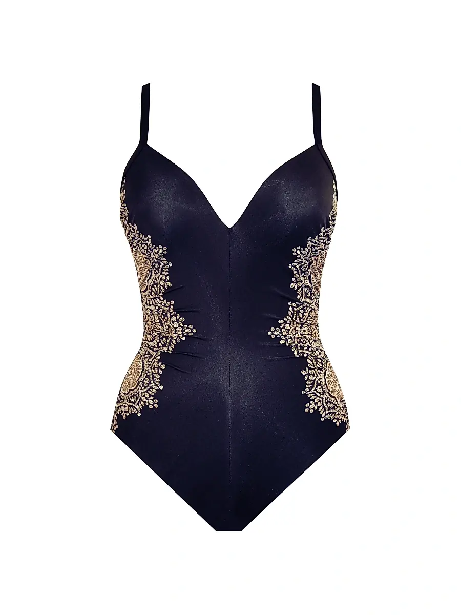 Miraclesuit Swim Women's Cappadocia Temptation One-Piece Swimsuit - Black Multi - Size 8 | Image 1 Miraclesuit Swim Women's Cappadocia Temptation One-Piece Swimsuit - Black Multi - Size 8 | Image 1
